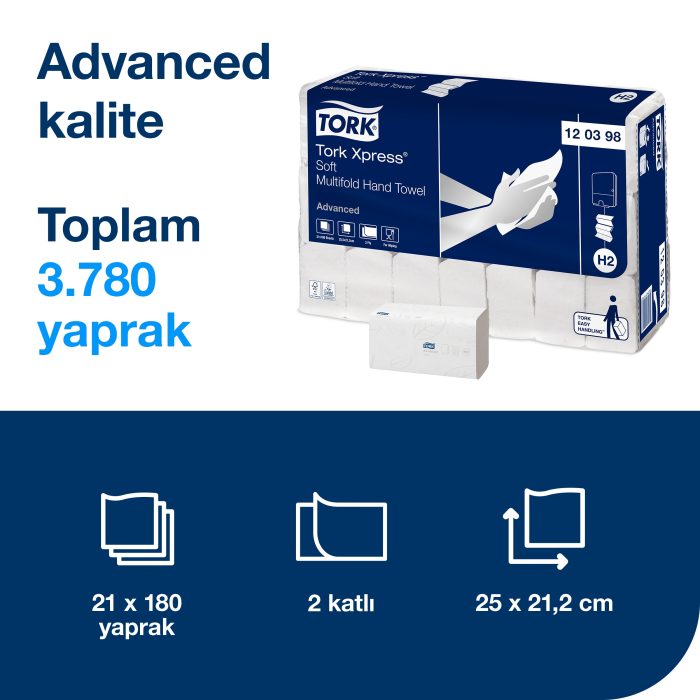 Tork Xpress® Z Katlı Kağıt Havlu Beyaz H2 - Görsel 7