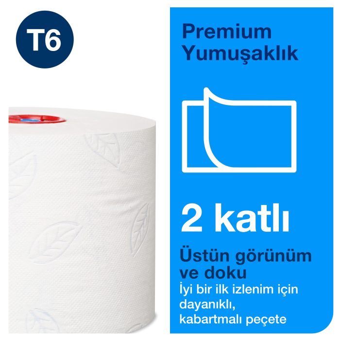 Tork Çift Rulo Tuvalet Kağıdı - Premium - Görsel 5