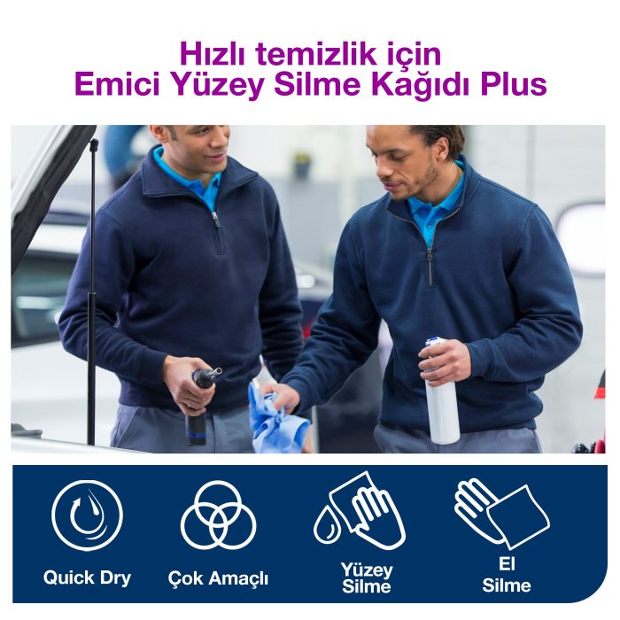Tork Yüzey Silme Kağıdı Plus Mavi W1/2 - Görsel 4