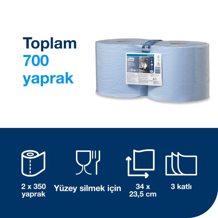 Tork Endüstriyel Ağır İş Silme Kağıdı - Görsel 7
