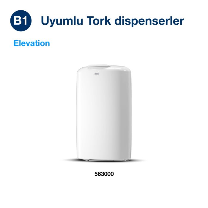 Tork 50 L Çöp Kutusu Kapağı Beyaz - Görsel 2