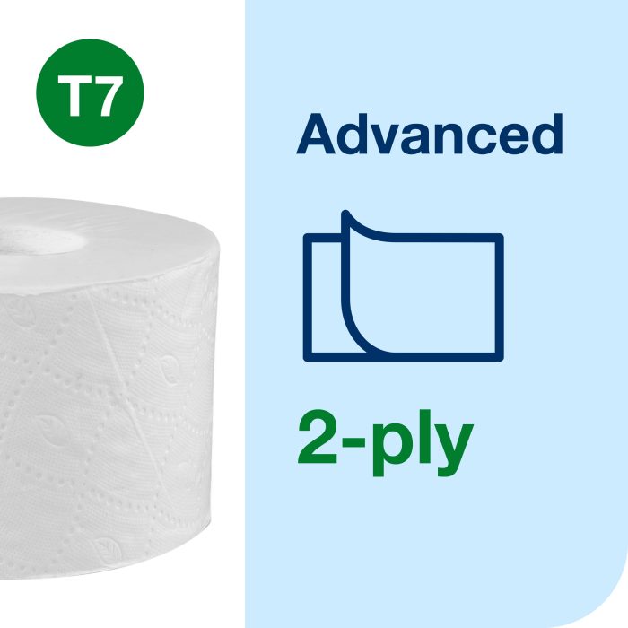 Tork OptiServe® Kartonsuz Tuvalet Kağıdı Beyaz - Görsel 4