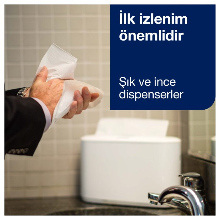 Tork Xpress® Z Katlı Havlu Dispenseri Masaüstü Beyaz - Görsel 4