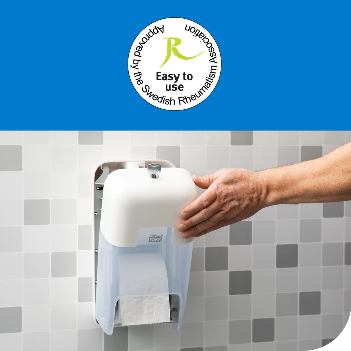 Tork OptiServe® 2 Ruloluk Kartonsuz Tuvalet Kağıdı Dispenseri Beyaz T7 - Görsel 4