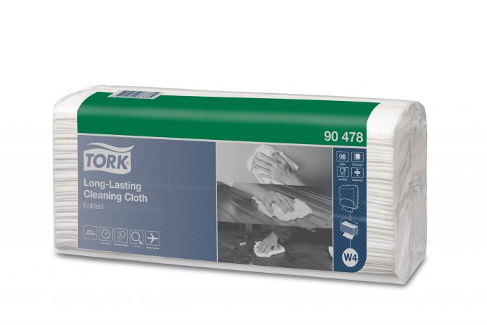 Tork Nonwoven Temizlik Bezi Uzun Kullanım Z Katlı Beyaz 90*5 - Görsel 3