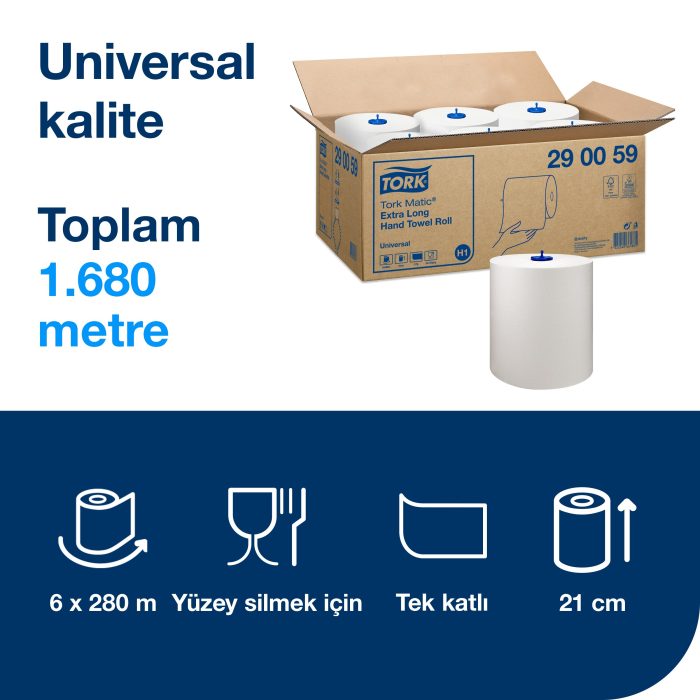 Tork Matic® Hareketli Havlu Universal 280m*6 - Görsel 5