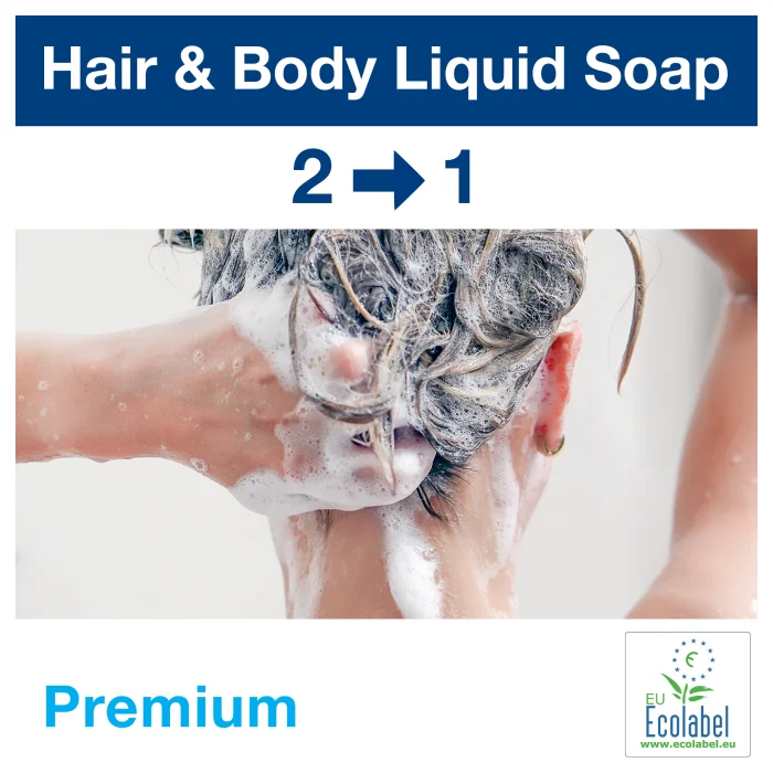 Tork Hair&Body Sıvı Sabun Premium 1L*6 - Görsel 3