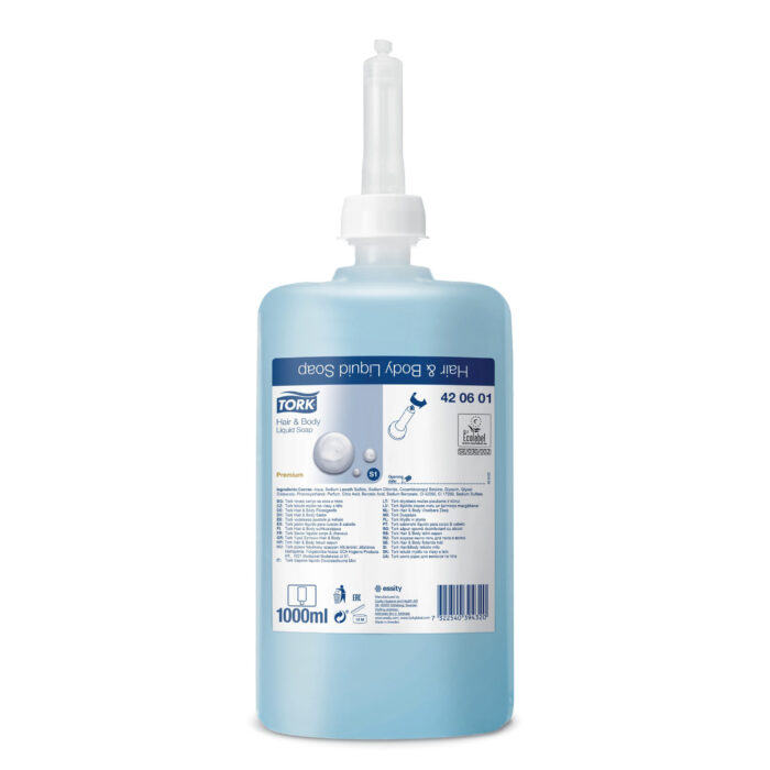 Tork Hair&Body Sıvı Sabun Premium 1L*6