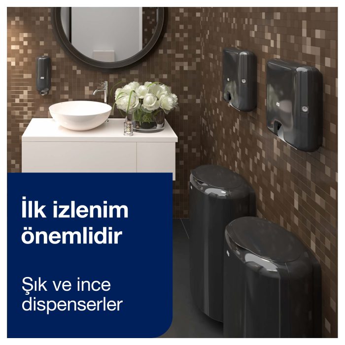 Tork Xpress® Z Katlı Havlu Dispenseri Siyah - Görsel 8