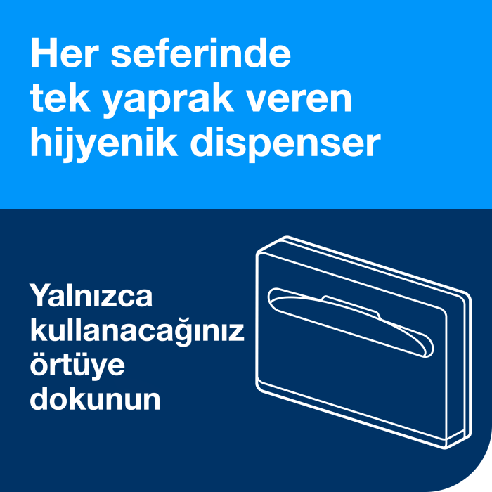 Tork Klozet Kapak Örtüsü Dispenseri Siyah - Görsel 2